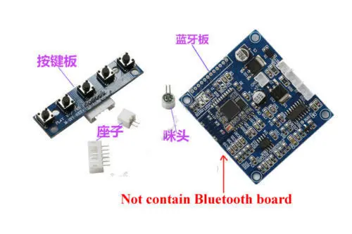 

Bluetooth Receiver / Amplifier Board Keypad Expansion Board & Microphones DIY