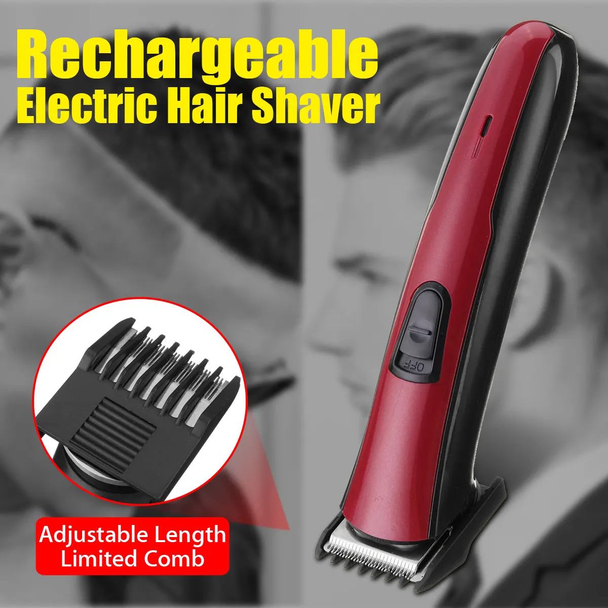 

SURKER Rechargeable Electric Shaver Beard Hair Clipper Cutting Trimmer Grooming Beard Trimmer