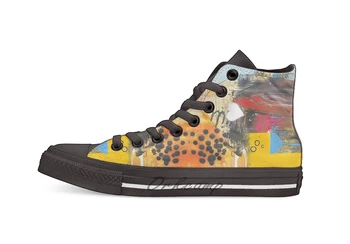 

Follow The Fellow Who Follows A Dream. Design breathable Casual High Top lace-up Canvas shoes sneakers