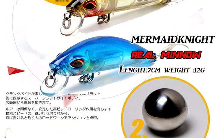 fishing lure minnow 12g02