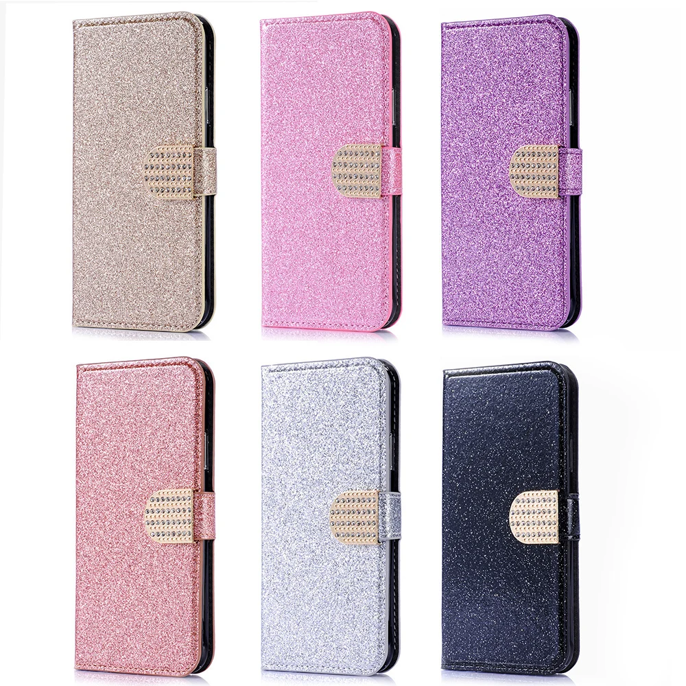 Bling Flip Case For Samsung Galaxy S6 Edge G920 G920F G920A Cover Leather Stand edge G925F G925I G925A G925 |