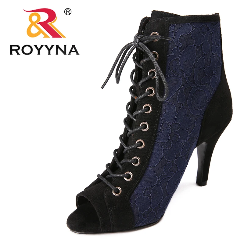 

ROYYNA New Arrival Popular Style Women Boots Mesh Women Spring & Autumn Shoes Lace Up Lady Ankle Boote Comfortable Free Shipping