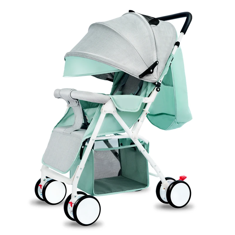 Baby Trolley Can Sit And Lie Down baby cart Easily Fold 0/1 3 Year Old Portable Baby stroller
