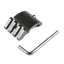 Ультра низкий профиль смещение Пикатинни Крепление 45 градусов 3 Слот 20 мм Пикатинни Вивер Область Крепления и аксессуары с шестигранным ключом