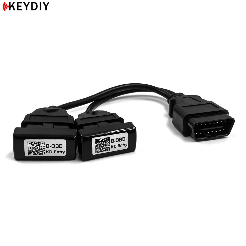 Новое поступление KEYDIY KD OBD запись для смартфонов автомобиля ПДУ входа благодаря полному отсутствию проводов необходимо английская версия с 2 в 1 OBD2 адаптер