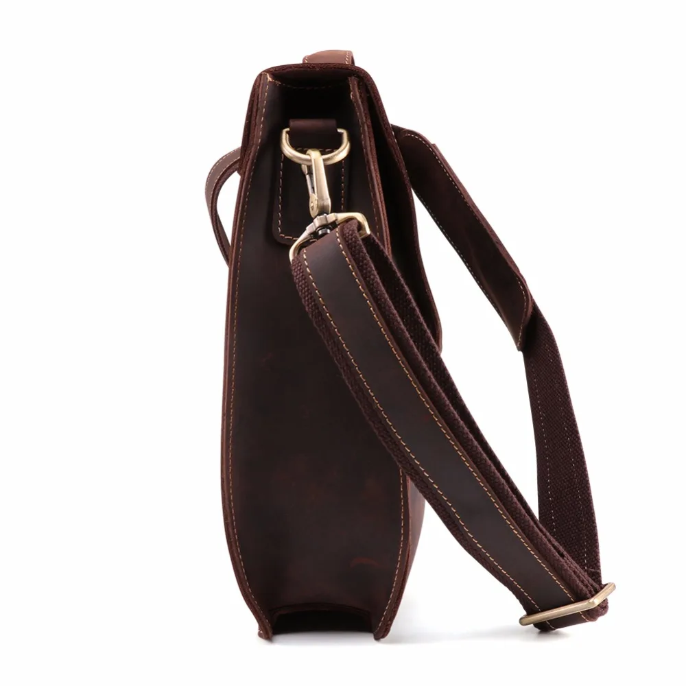 JOYIR مجنون الحصان جلد أصلي للرجال حقيبة حقيبة للكمبيوتر المحمول حقائب عمل حقيبة كتف Crossbody رسول حقيبة يد 6359