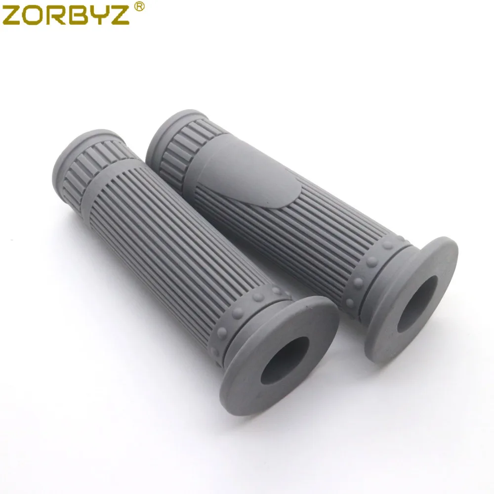 ZORBYZ мотоцикл 7/8 дюйма 22 мм Ретро винтажный резиновый руль рукоятка для Honda Suzuki