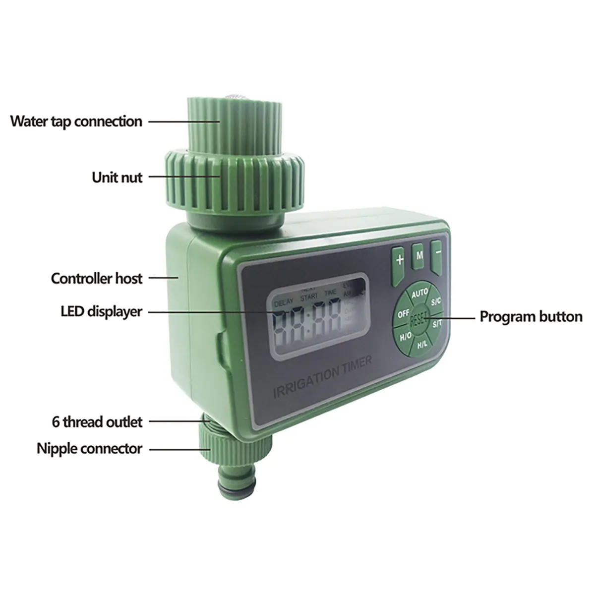 Automatic Electronic Irrigation Controller Water Timer Garden Controller Automatic Plant Watering Timer Irrigation Timer