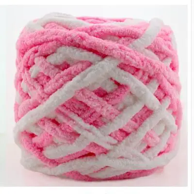 400 г = 4 шт модная кашемировая пряжа для вязания, красивая шапка, шарф, свитер, обувь, гигантское шерстяное одеяло - Цвет: 44 pink white camou