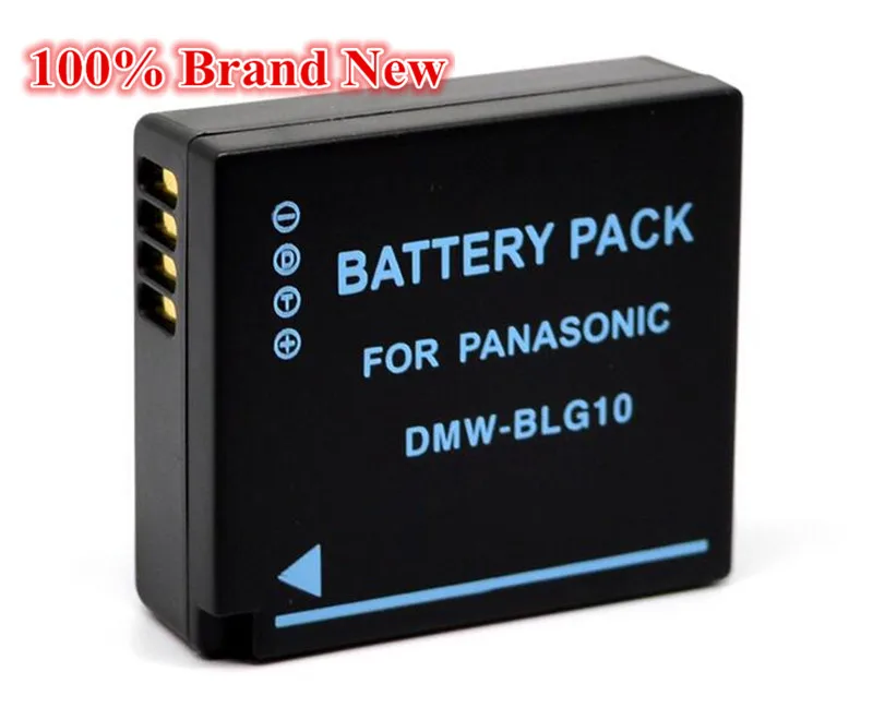940 мАч 100% Новый Сменный аккумулятор камеры для Panasonic DMW-BLE9 DMW-BLE9E DMW-BLG10 GF3C GF3K GF3W GF5