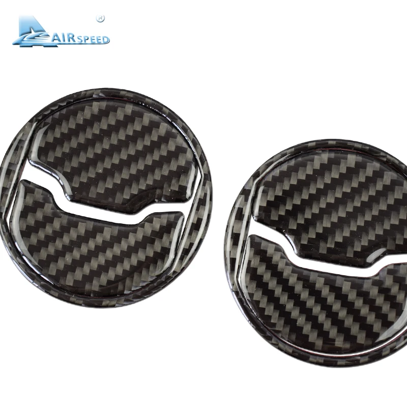 Price Airspeed Carbon Fiber Central Air Conditioner Outlet for Ford Mustang AC frame sticker 2015 2016 2017 Auto Accessories