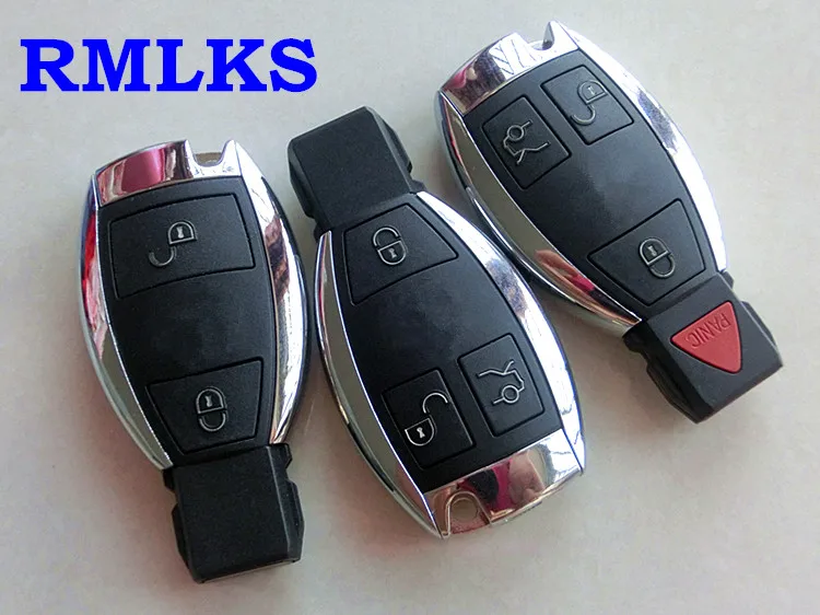 RMLKS 3 4 Замена кнопки дистанционного ключа чехол Брелок Fit для Mercedes Benz для BGA крышка смарт-карты ключ режиссерский лезвие