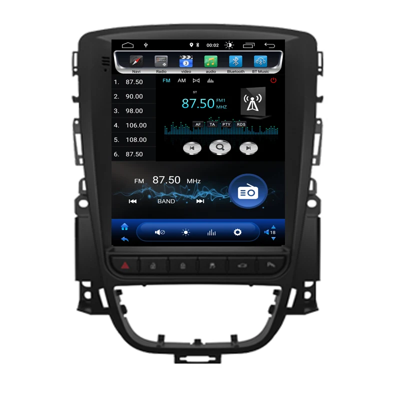 Sale Android 8.1.0 vertical Car Multimedia tesla GPS NAVIGATION Radio player for Opel Astra J CD300 CD400 Vauxhall Holden 3