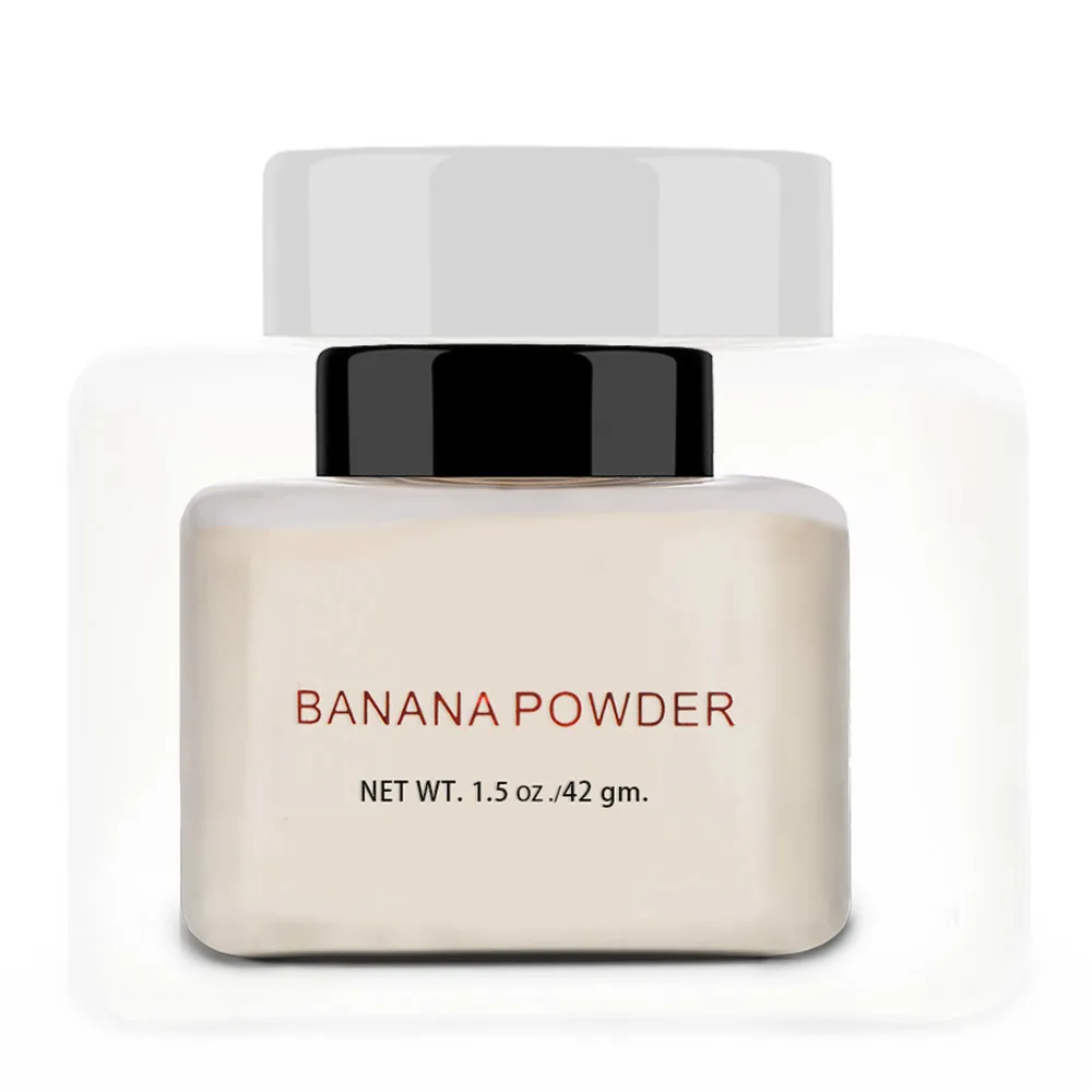 

1 Pcs Banana Loose Powder Long Lasting Whitening Concealer Powder Mineral Makeup Face Foundation Highlighter for beauty