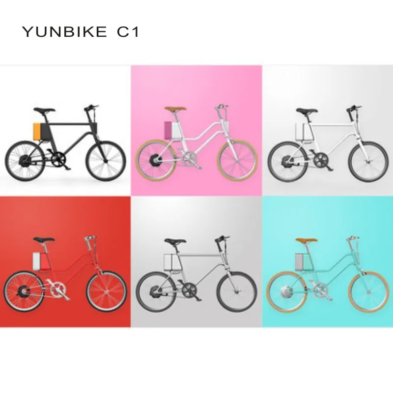 YUNBIKE C1 электрический велосипед, литиевая батарея питания велосипеда, два колеса вместо ходьбы Электрический взрослый велосипед