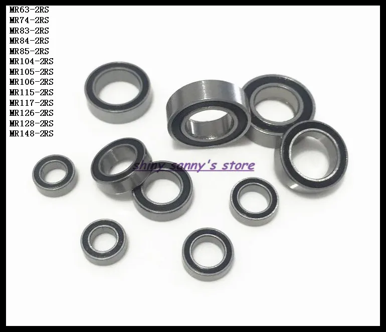 

30pcs/Lot MR63-2RS MR74-2RS MR83-2RS MR84-2RS MR85-2RS The Rubber Sealing Thin Wall Deep Groove Ball Miniature Bearing Brand New