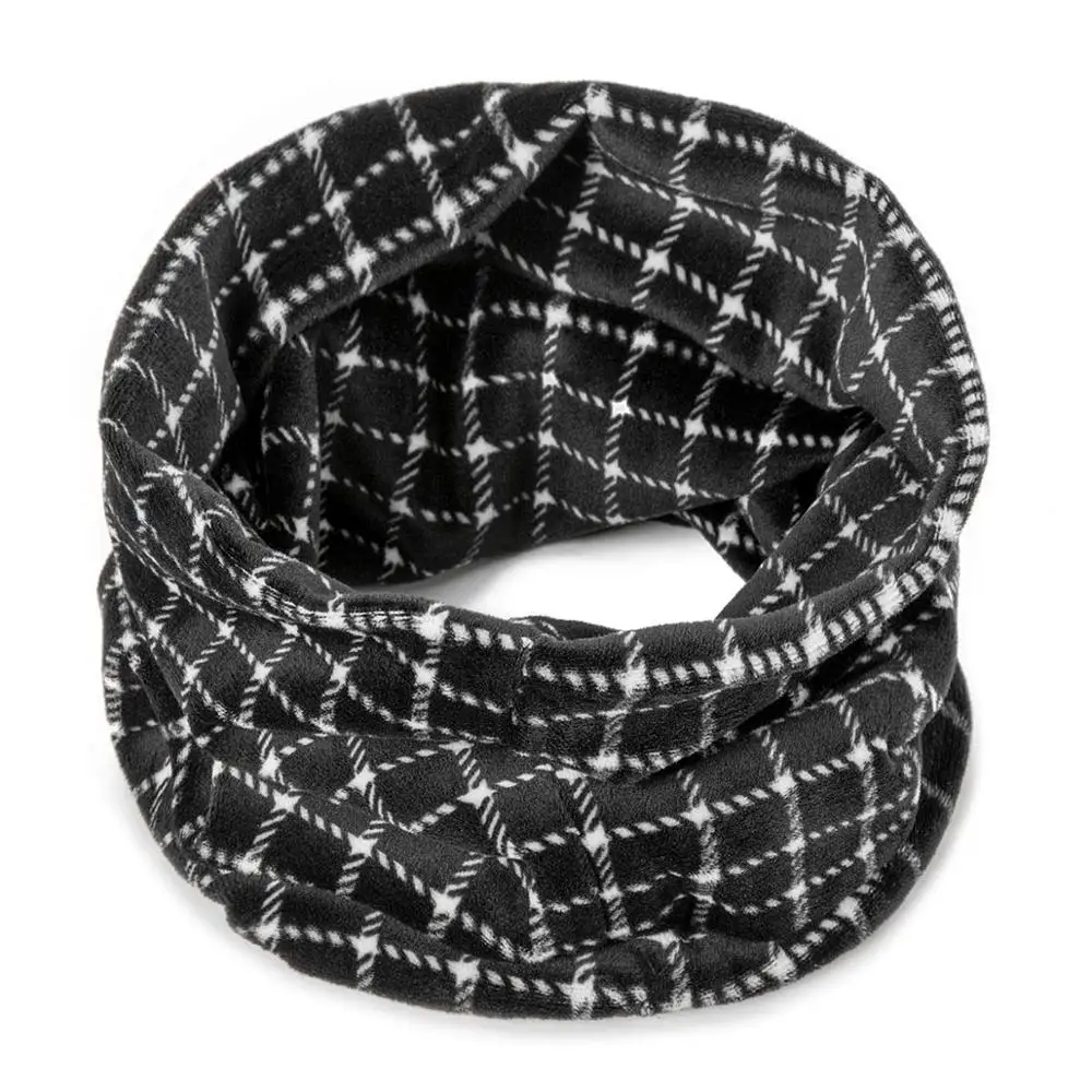 Брендовый шарф с О-образным вырезом для женщин и девочек, шарфы с принтом, осенне-зимняя одежда для взрослых и детей, мягкий хлопковый теплый шарф - Цвет: 4