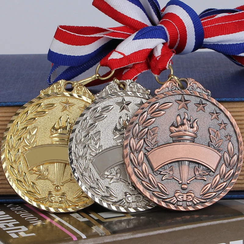 Олимпийский факел золото серебро бронза медаль сувенир цинковый сплав официальный мяч для регби адворд Спорт медаль за соревнования приза для ребенка