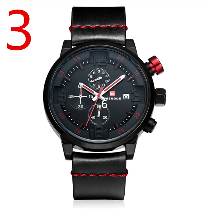 

2018 New Arrival Men's Black Watches Business Calendar Fashion Casual Stainless Steel Non-mechanical Quartz Wristwatches