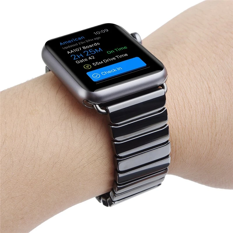 

Luxury Ceramic Bracelet Watch Band for Apple Watch & Sport & Edition 42mm/38mm Replacement Wristband for iWatch Bracelet Strap