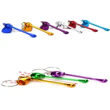 1 шт. креативные курительные трубки портативная травяная табачная трубка курильщик Подарок маленькая мини металлическая курительная трубка свободная сетка случайный