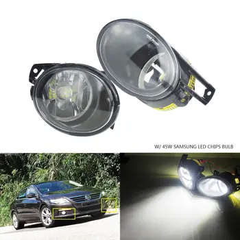 

ANGRONG Front Bumper Fog Driving Light Lamp 45W LED Bulbs For VW Passat 3C B6 06-10