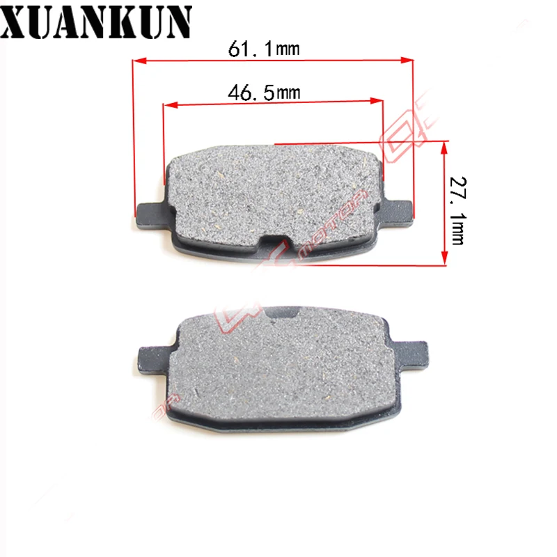 Xuankun Small Monkey Gorilla Motorcycle Brake Pad Front Disc Brakes
