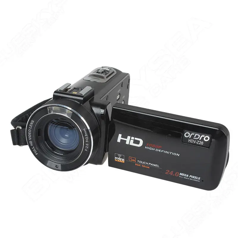 ORDRO HDV-Z20 1080P wifi цифровая видеокамера+ сумка для камеры Водонепроницаемая видеокамера