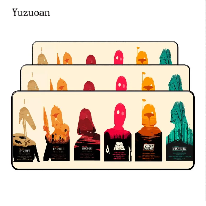 

Yuzuoan Free Shipping Handheld Games mousepads Edge star war mouse Desk mats For LOL Dota 2 CS Mouse Mice pad for Game Player