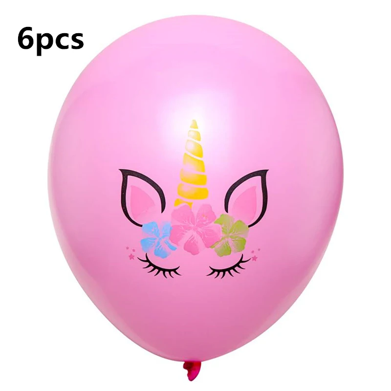 Danuyli/, вечерние воздушные шары с единорогом из латекса, воздушные шары с единорогом, украшения для свадьбы, дня рождения, вечеринки, детские игрушки - Цвет: I PINK