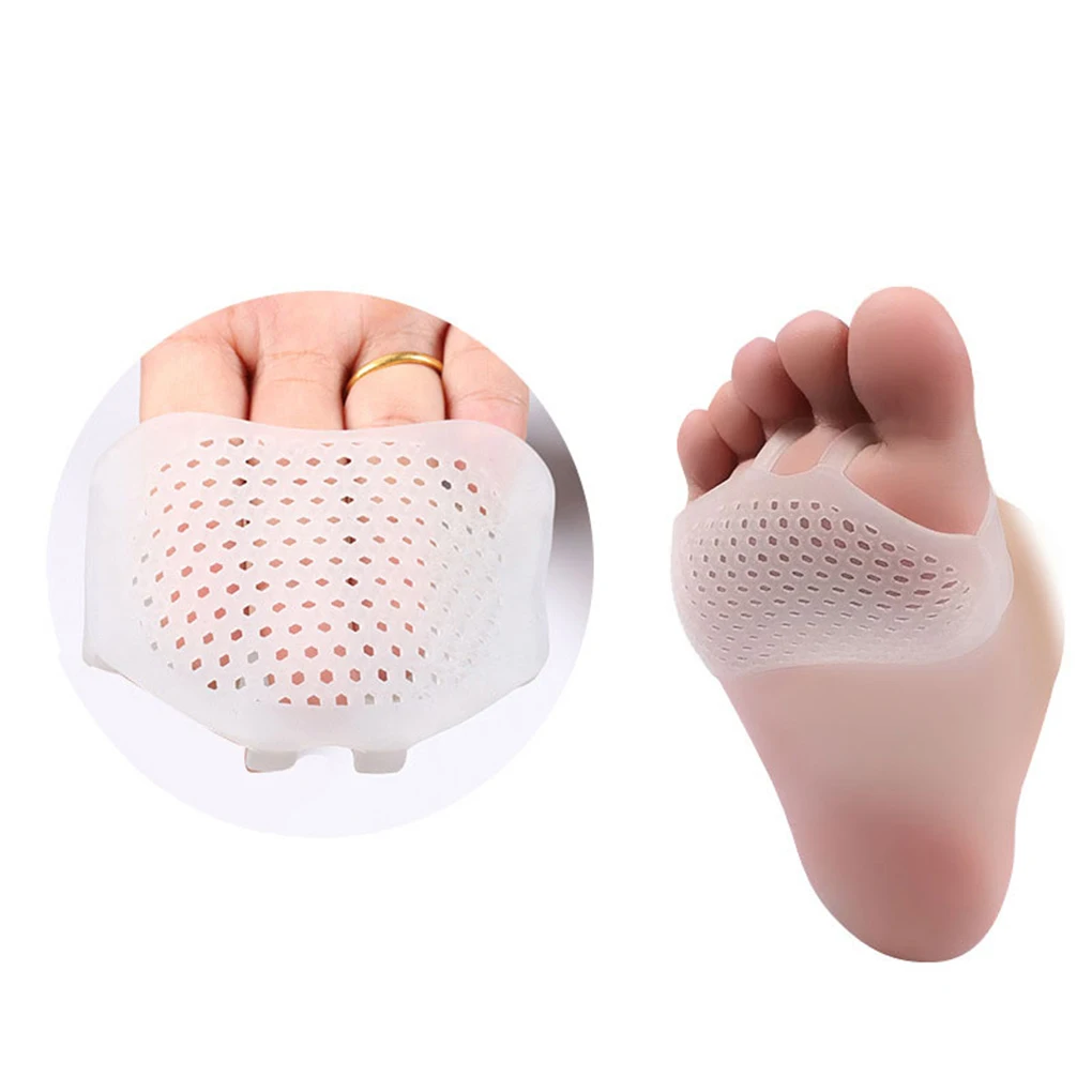 Pair of forefoot pads 1 pair bunions treatment corrector silicone forefoot pad big toe separator sleeve