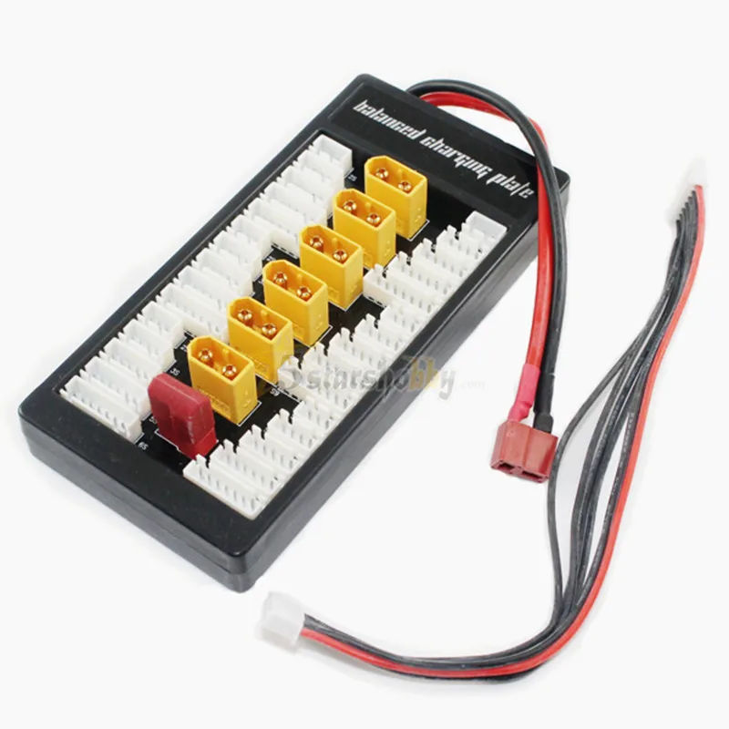 Parallel Charging Balance Board Lipo Battery Charger XT60 Plug fit IMAX B6 B8