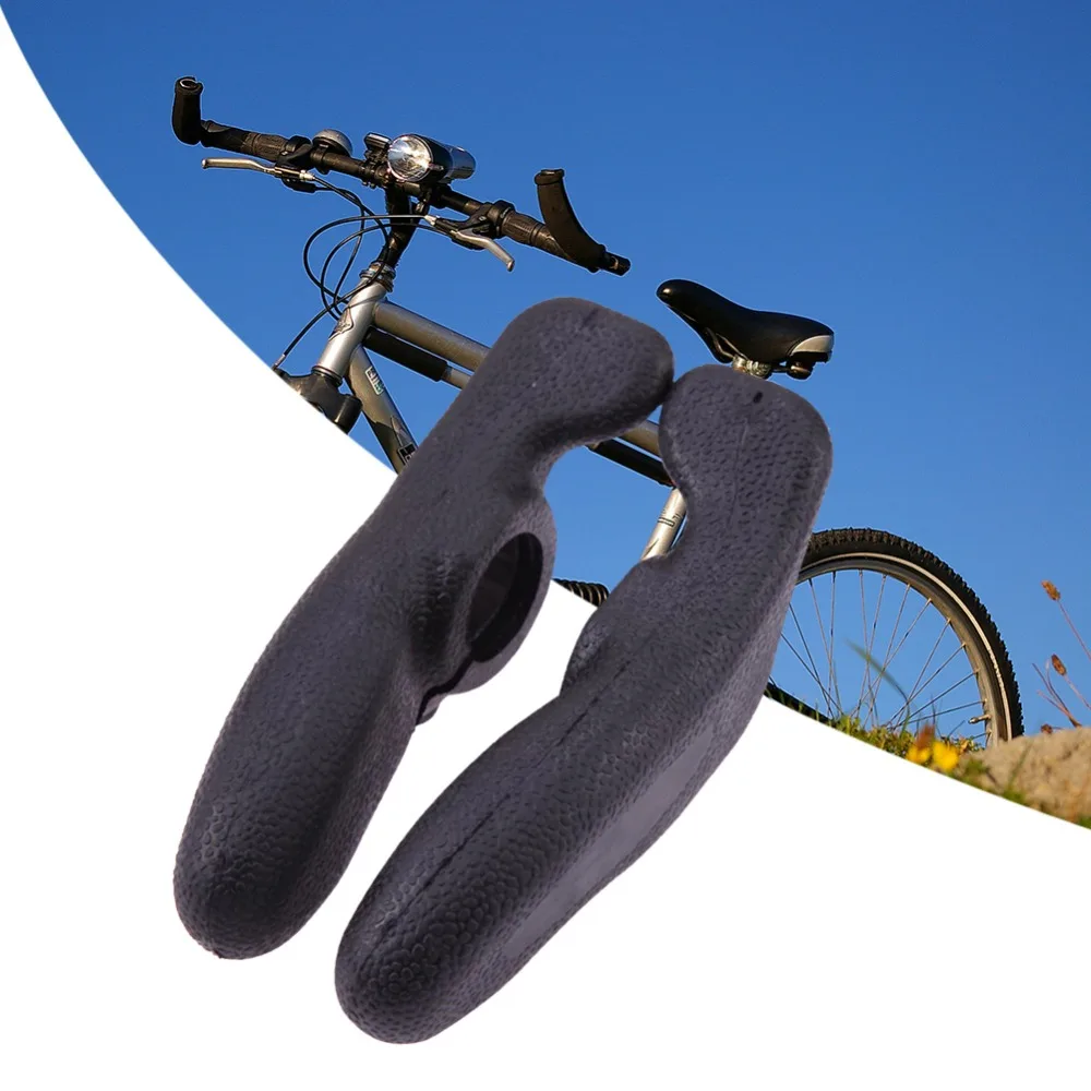 

1 Pair 22.2mm Dia. bicycle grips Anti slip Outdoor Mountain Bicycle Cycling Handle Bar End Security Grips Bicycle Grips Black