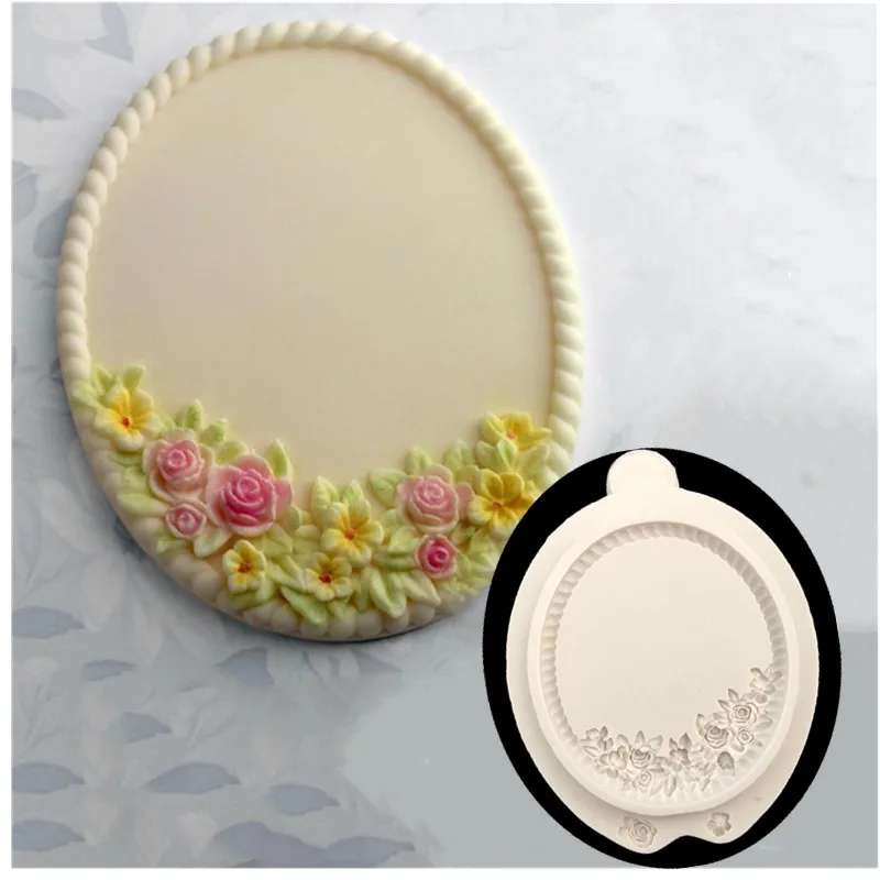 

Letter series photo frame silicone mold fondant cake decoration tool chocolate Gumpaste mold