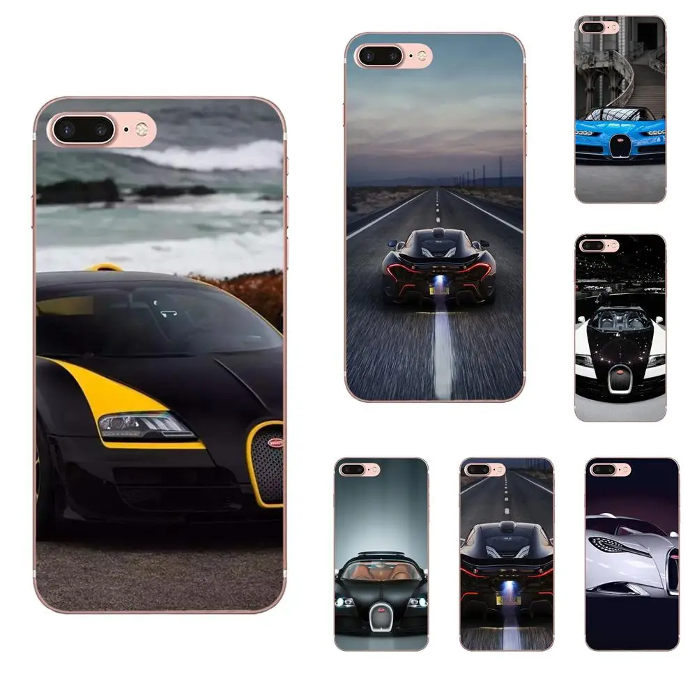 Роскошный спортивный гоночный автомобиль Bugatti медь ТПУ для Sony Xperia Z Z1 Z2 Z3 Z4 Z5 compact