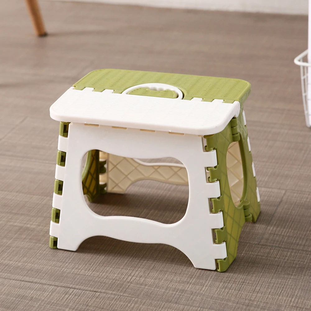 Пластиковый складывающийся табурет переносной раскладной стул малая скамья для детской ванной комнаты домашнего использования мини