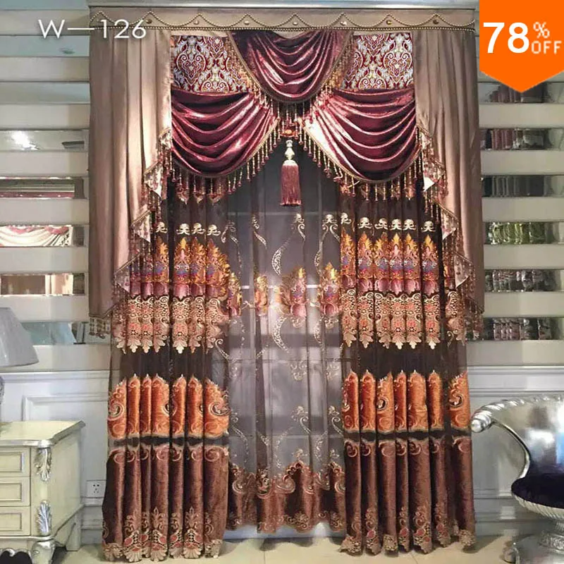 Buy Nice new Egypt Luxury curtain for living