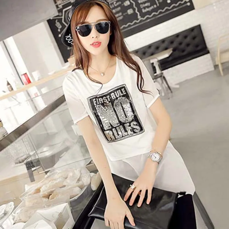 

Patch deal with it clothes t shirt women stickers Reversible change color sequins black silver 21cm YEW NO patches for clothing