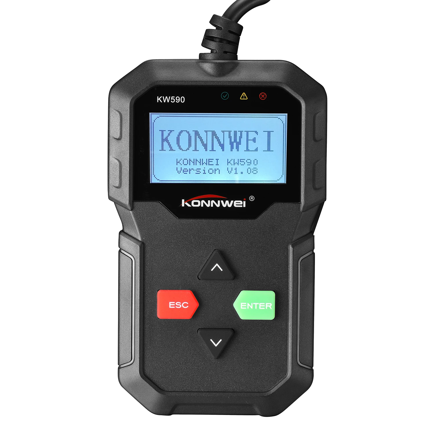 

KW590 OBD2 Auto Code Scanner Reader OBDII/EOBD 12V Vehicle Engine Diagnostic Tool Detetor Supporting Computer System Protocol