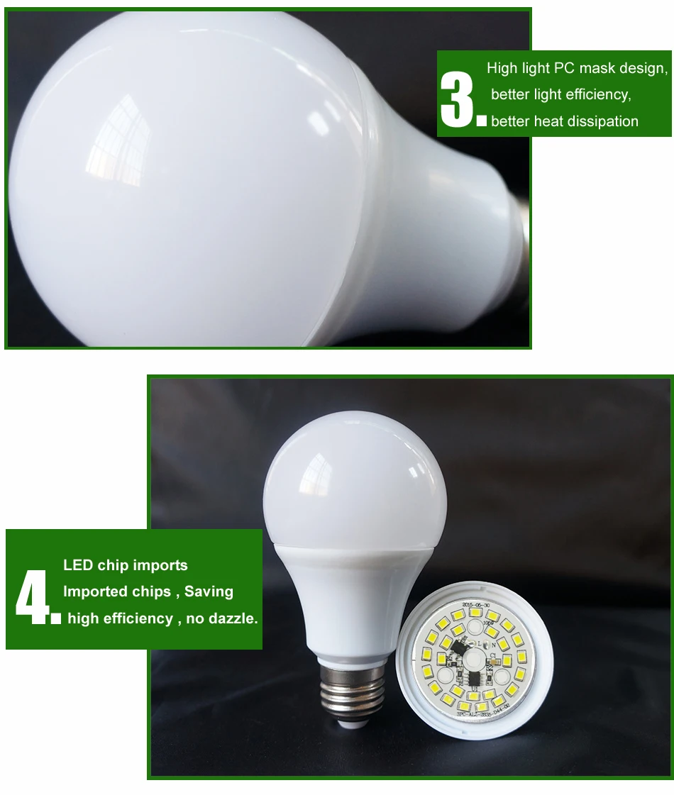 Светодиодный светильник E27 12 В 3/6/9/12/15 Вт в пост. Тока светодиодный|e27 led bulb|led bulbled e27
