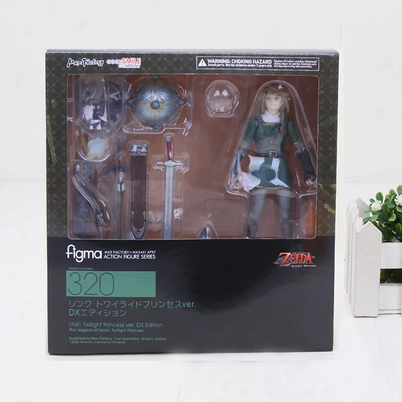 

The Legend Of Zelda Figma 320 153 Figure Skyward Sword Link Twilight Princess Ver. DX Edition Figures Collectible Model Toy 14cm