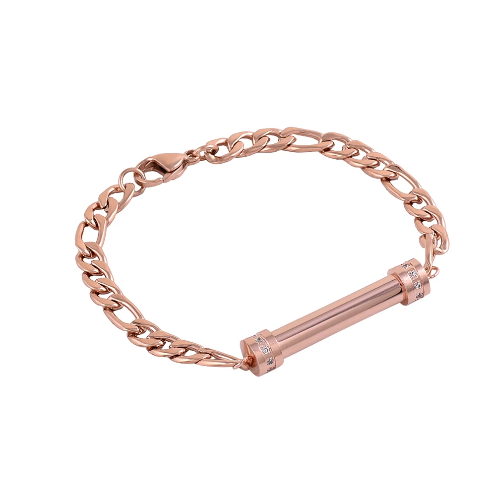 IJB5026 никогда не выцветает кремационные украшения браслет и браслет из нержавеющей стали держатель пепла мемориальные украшения оптом