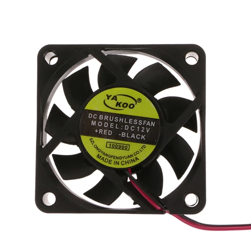 DC 12V 2 контактный 60x60x15 мм компьютер Процессор Системы рукава подшипник