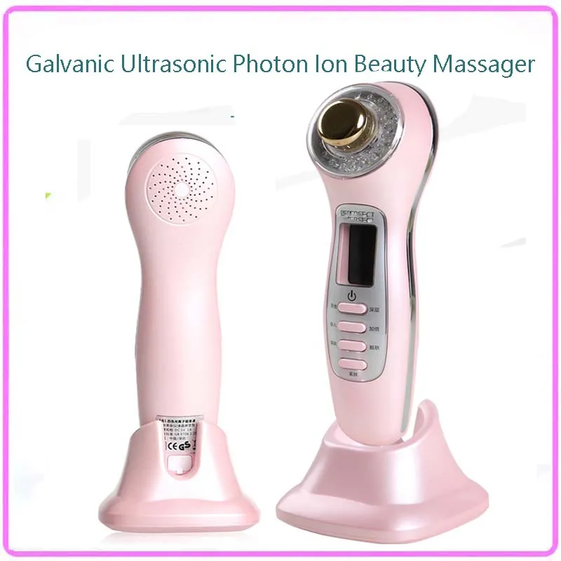 7 IN 1 Skin Care Expert Galvanic Ultrasonic Photon Ion Microcurrent Led Skin Rejuvenation Anti Aging Wrinkle Beauty Device