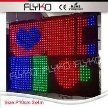 Этап используется светодио дный светодиодный занавес дисплей видео занавес