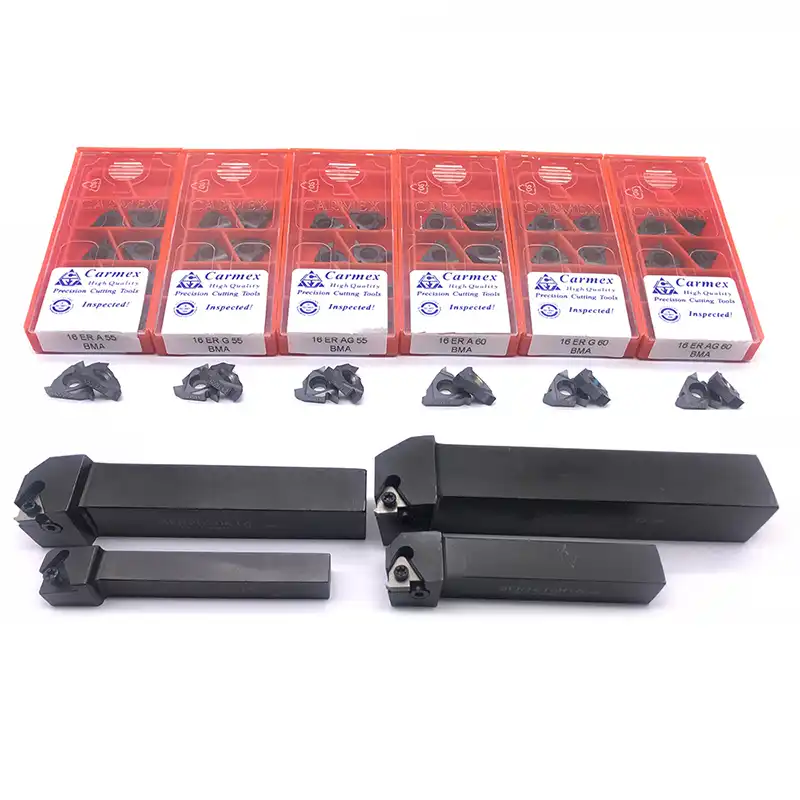 10x 11ER A60 CNC Carbide Insert Lathe Turning Tool SER1010H11 Threading Holder