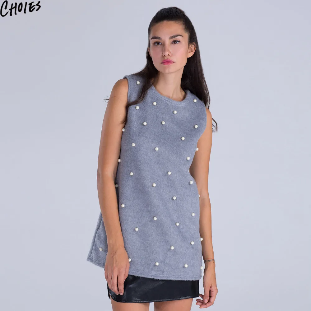grey woolen jumper
