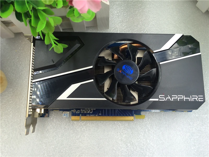  For Sapphire HD7770 1G 128-bit wide DDR5 the used graphics card 