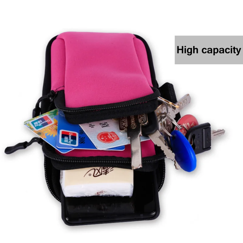 2015 Huawei P8 Lite Water-Resistant Sports Running Adjustable Waist Belt Bag 
