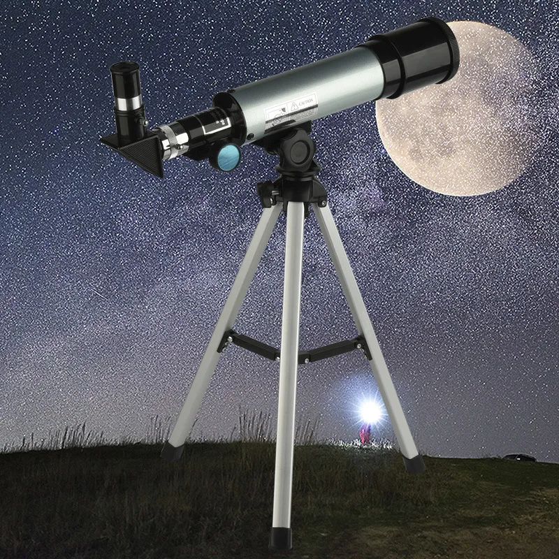 

Outdoor Spotting Professional HD Telescope Astronomical Monocular Student entry With Tripod Refractor Spyglass Zoom
